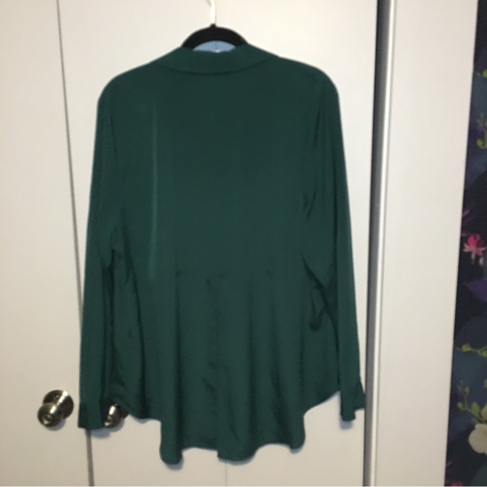 Lane Bryant Button Down Top With Split In The Bac… - image 8